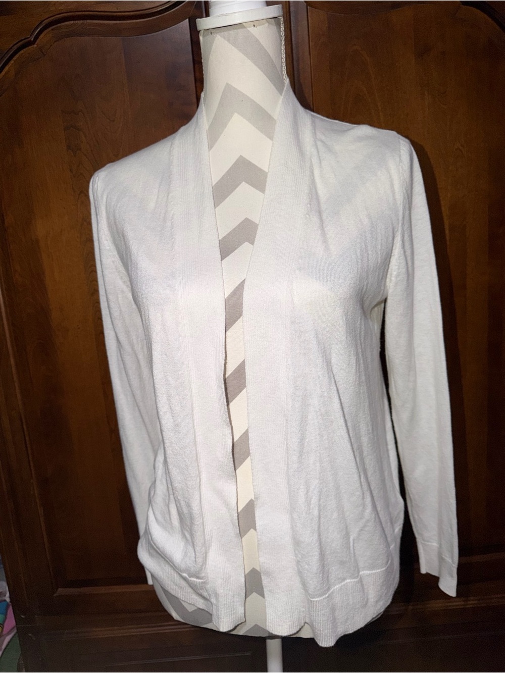 Old Navy Ivory Open-Front Women's Cardigan